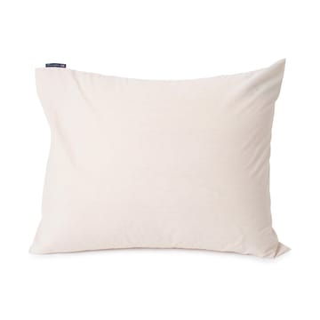Contrast Cotton Chambray örngott 50x60 cm - Beige-vit - Lexington