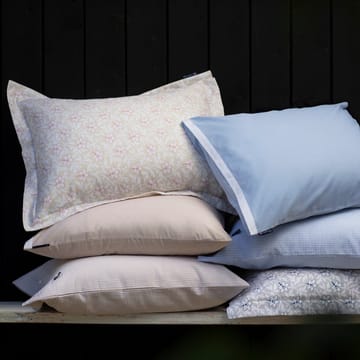 Contrast Cotton Chambray örngott 50x60 cm - Beige-vit - Lexington