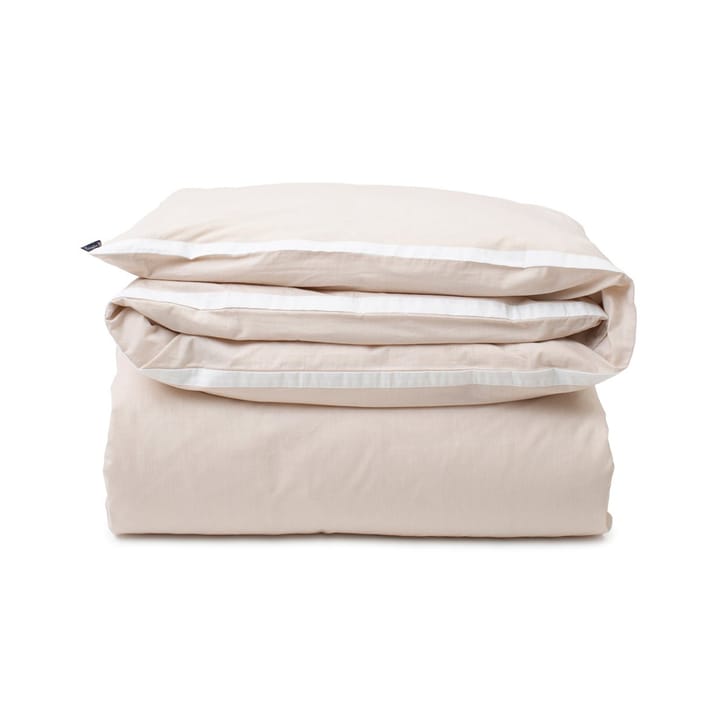Contrast Cotton Chambray påslakan 150x210 cm - Beige-vit - Lexington