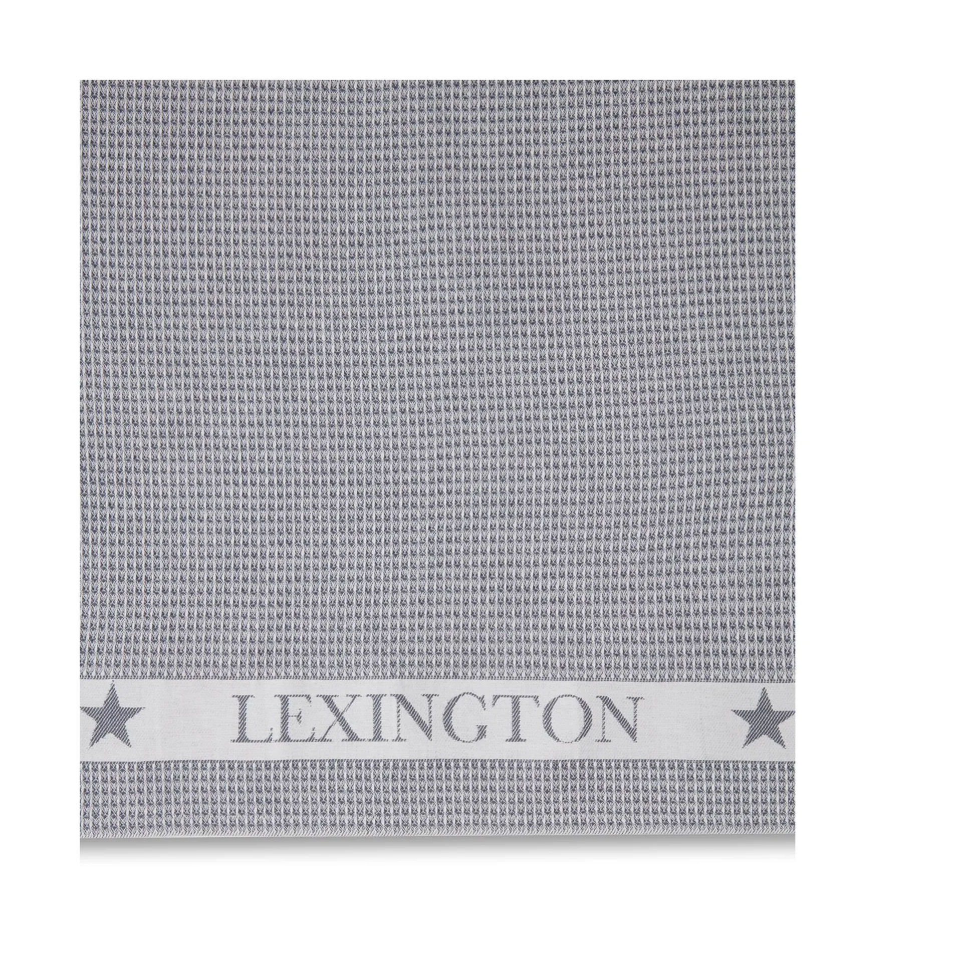 Cotton Waffle kökshandduk 45x70 cm, Dark gray-white Lexington