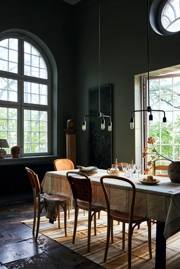 Easter Linen/Cotton bordsduk 150x250 cm - Yellow-green - Lexington