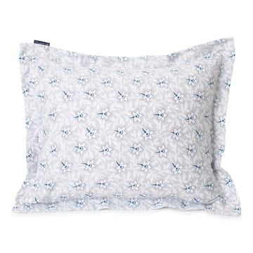 Flower Print Cotton Sateen örngott 50x60 cm - Grå-blå - Lexington