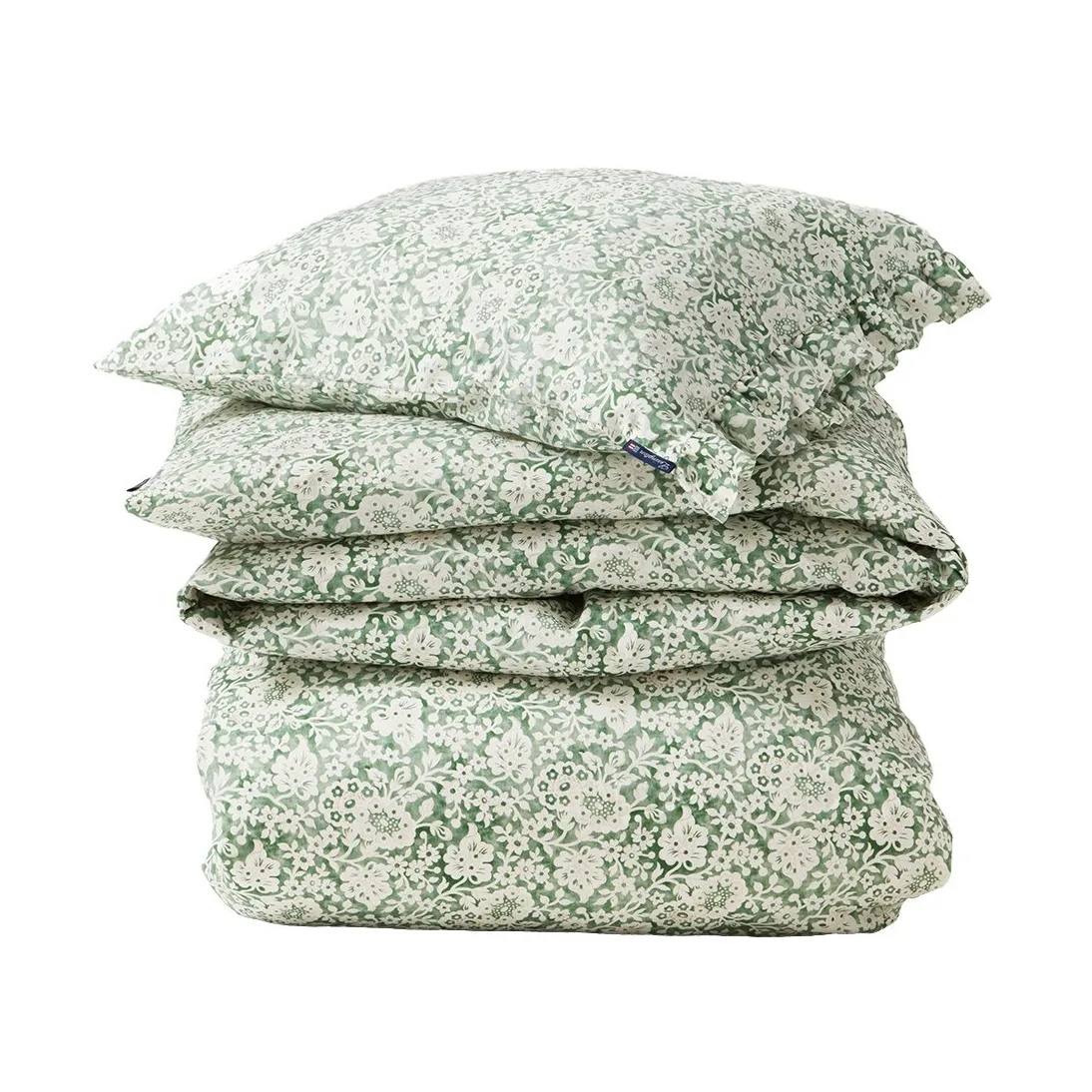 Lexington Green Floral Printed Cotton Sateen bäddset 50x60 cm, 220x220 cm