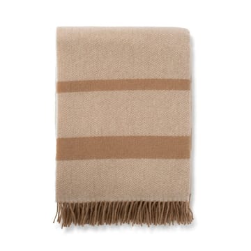 Herringbone ullpläd 130x170 cm - Beige - Lexington