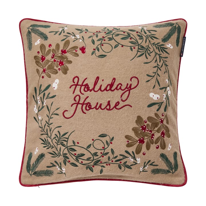 Holiday House ullmix kuddfodral 50x50 cm - Beige-multi - Lexington