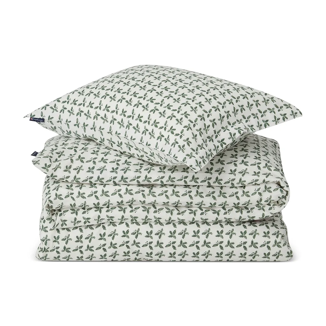 Holly Printed Cotton Sateen bäddset, 2x50x60 cm, 220x220 cm Lexington