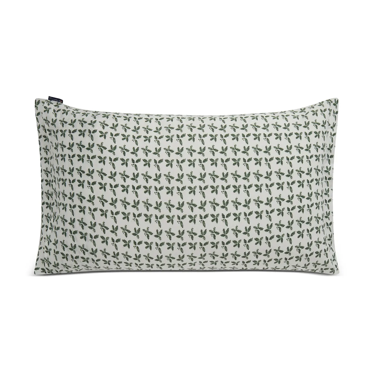 Holly Printed Cotton Sateen örngott 50x90 cm, White-green Lexington