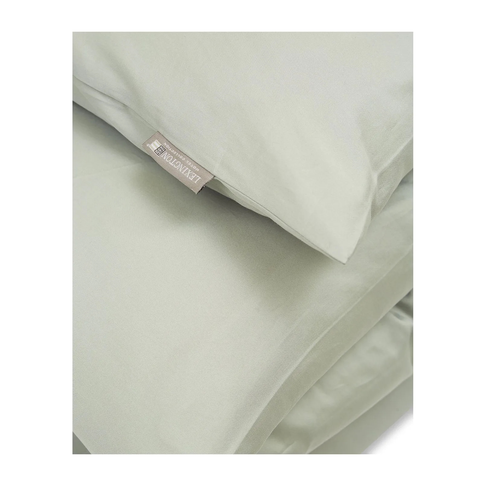 Hotel Cotton Sateen påslakan 220x220 cm, Sage green Lexington