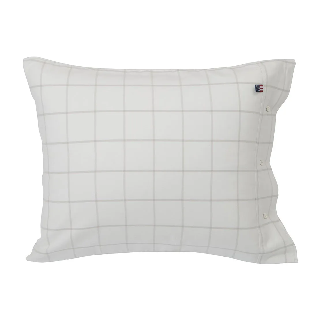 Hotel Light Flannel örngott 50x90 cm, Vit-ljusbeige Lexington