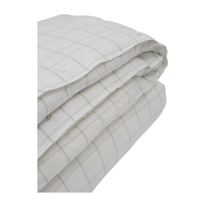 Hotel Light Flannel påslakan 150x210 cm, Vit-ljusbeige Lexington