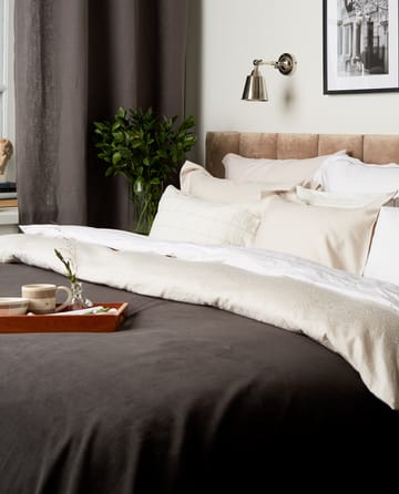 Hotel Sateen Jacquard örngott 65x65 cm - Ljusbeige - Lexington