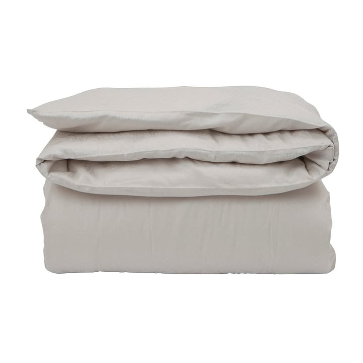 Hotel Sateen Jacquard påslakan 220x220 cm - Ljusbeige - Lexington