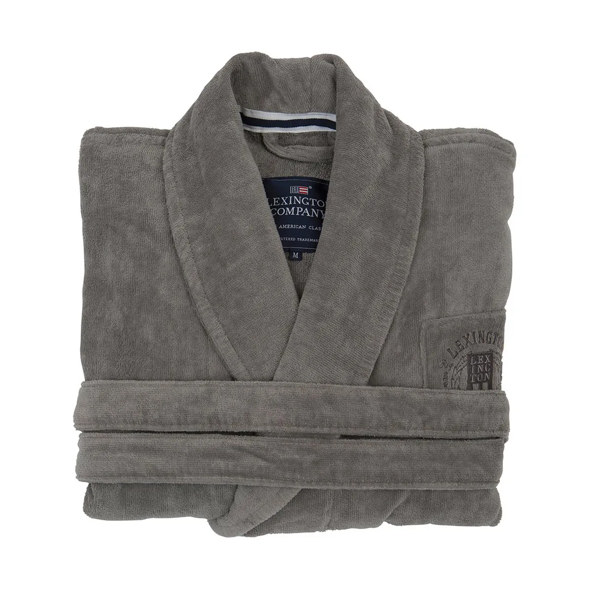Lexington Hotel Velour morgonrock XL Gray
