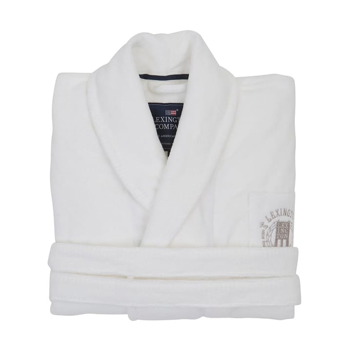 Hotel Velour morgonrock XL, White Lexington