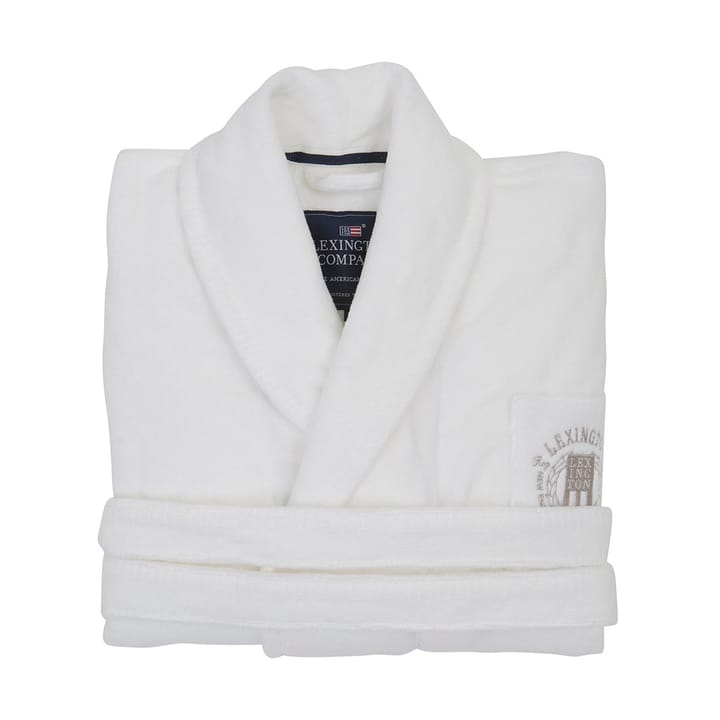 Hotel Velour morgonrock XL - White - Lexington