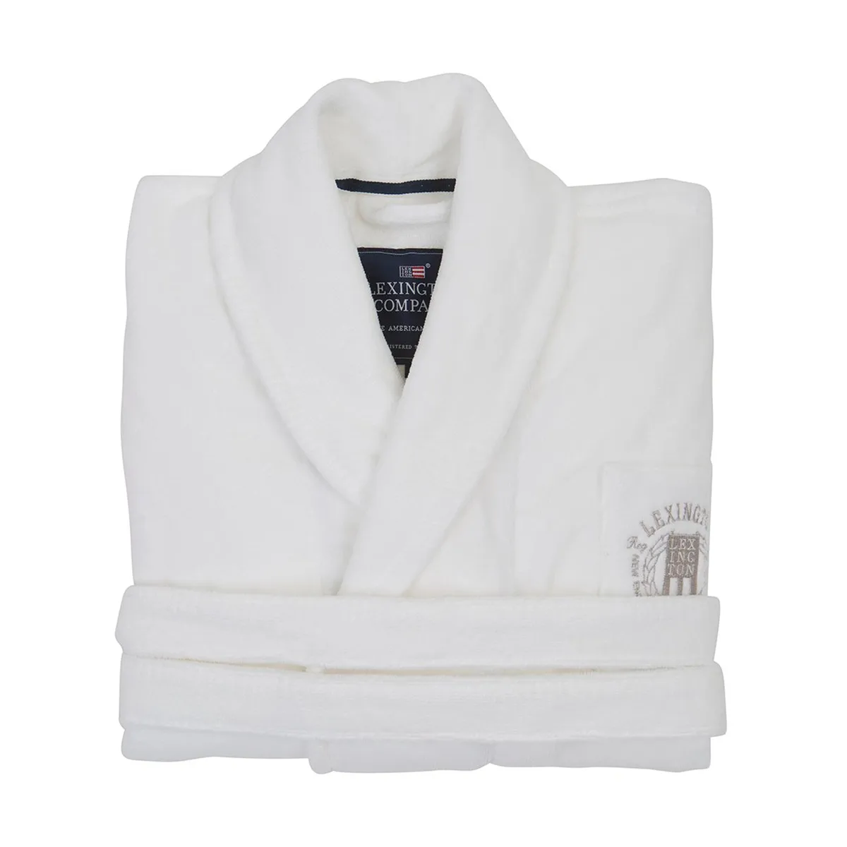 Lexington Hotel Velour morgonrock XL White