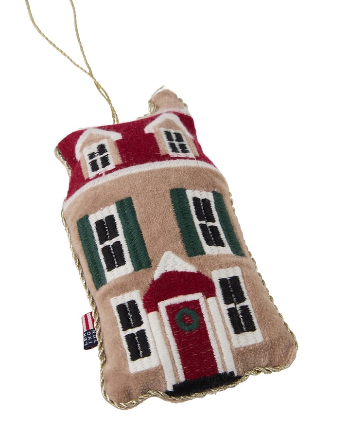 House ekologisk sammetsbomull julhänge, Multi Lexington