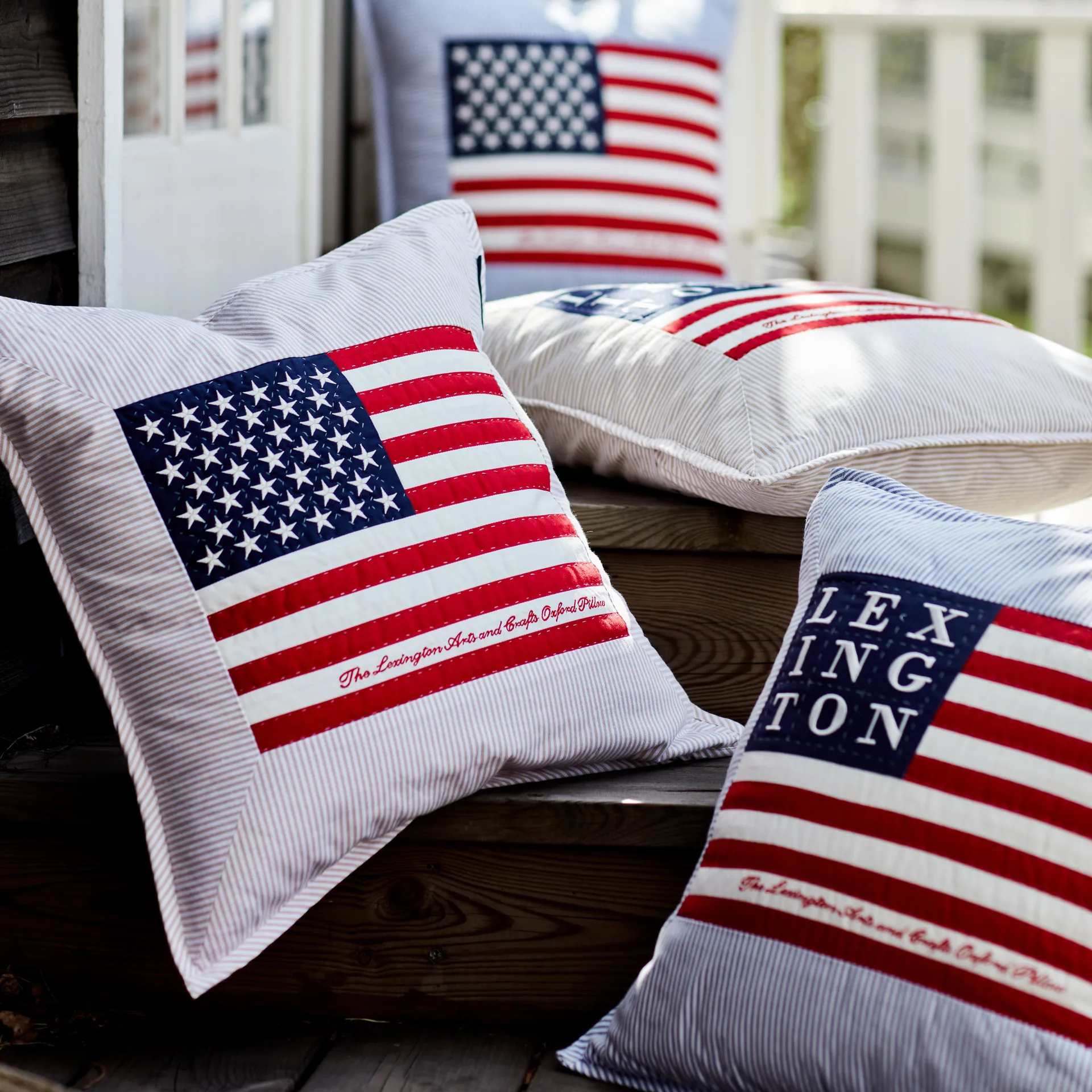 Icons Arts & Crafts kuddfodral 50x50 cm, Beige-white Lexington