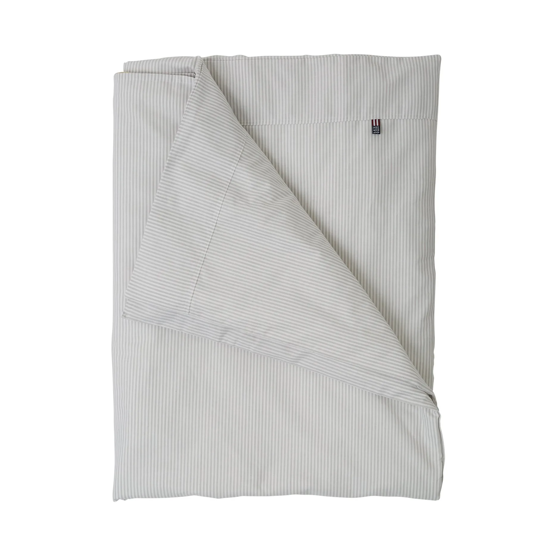 Icons Baby Pin Point påslakan 100x130 cm, Grey-white Lexington