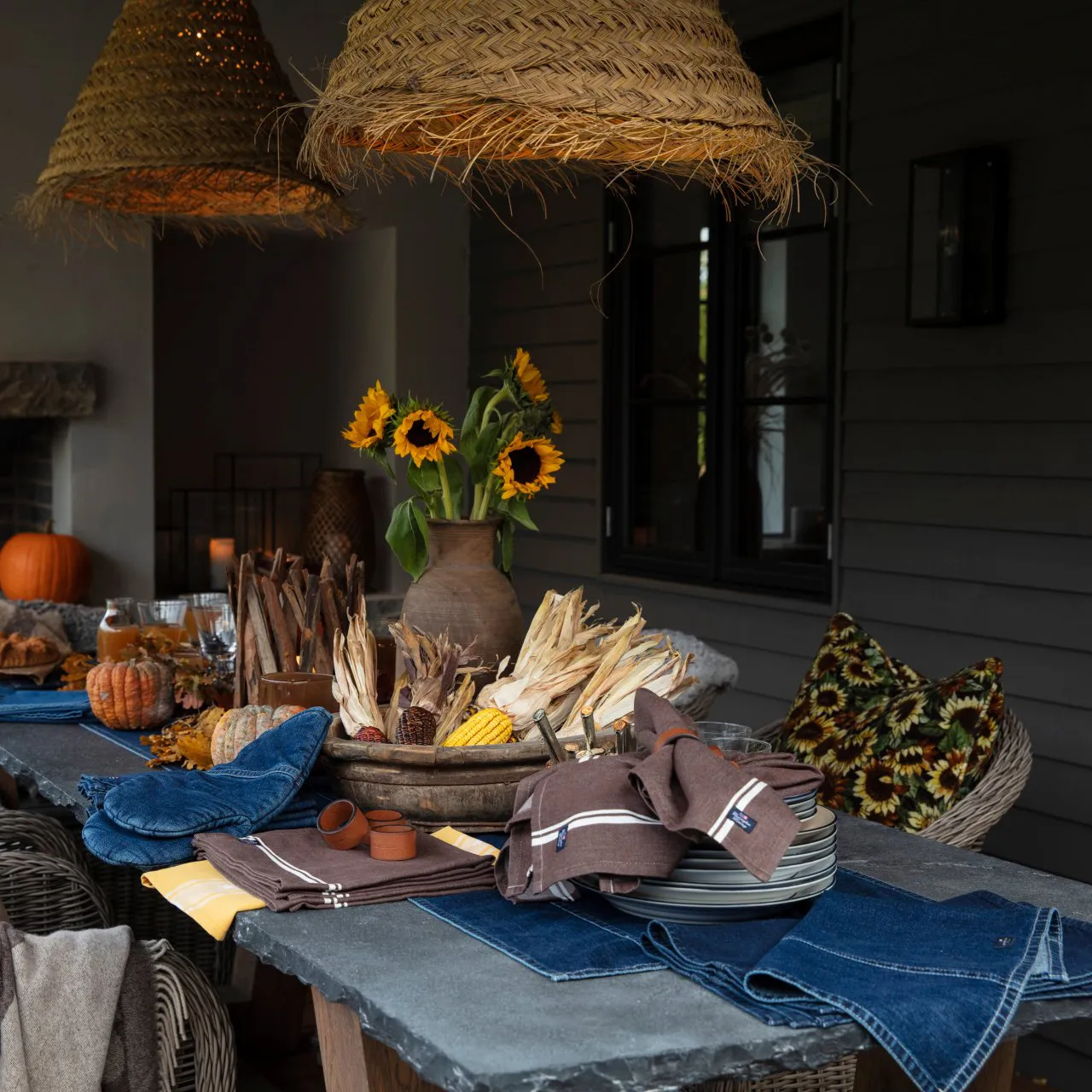 Icons Denim grytvante, Denim blue Lexington