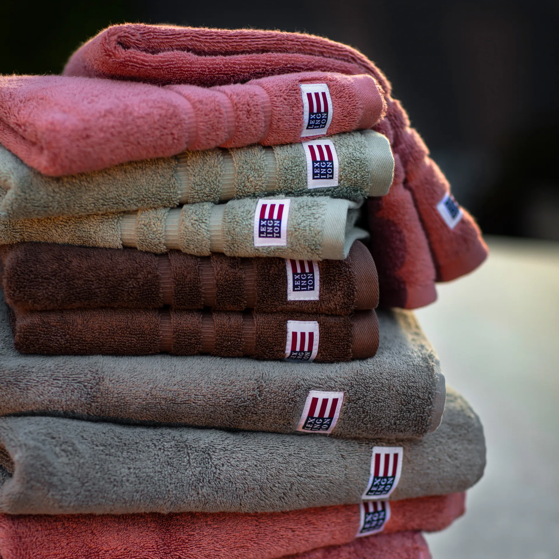 Icons Original badhandduk 70x130 cm, Gray olive Lexington