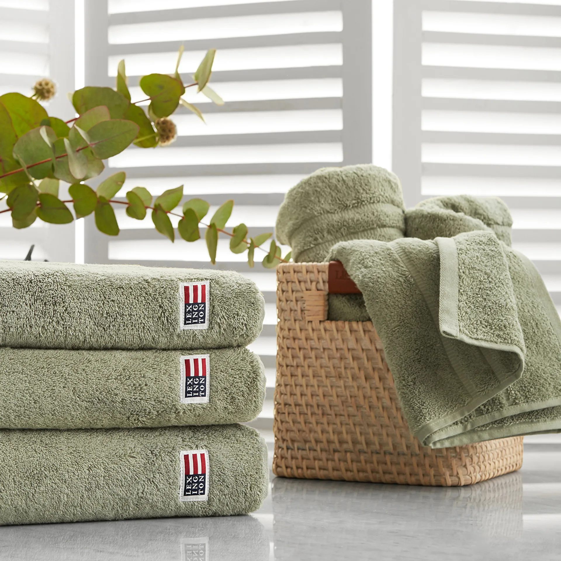 Icons Original badhandduk 70x130 cm, Vintage green Lexington