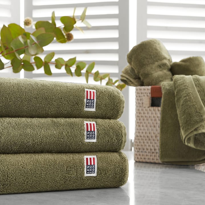 Icons Original handduk 50x100 cm, Dusty olive Lexington