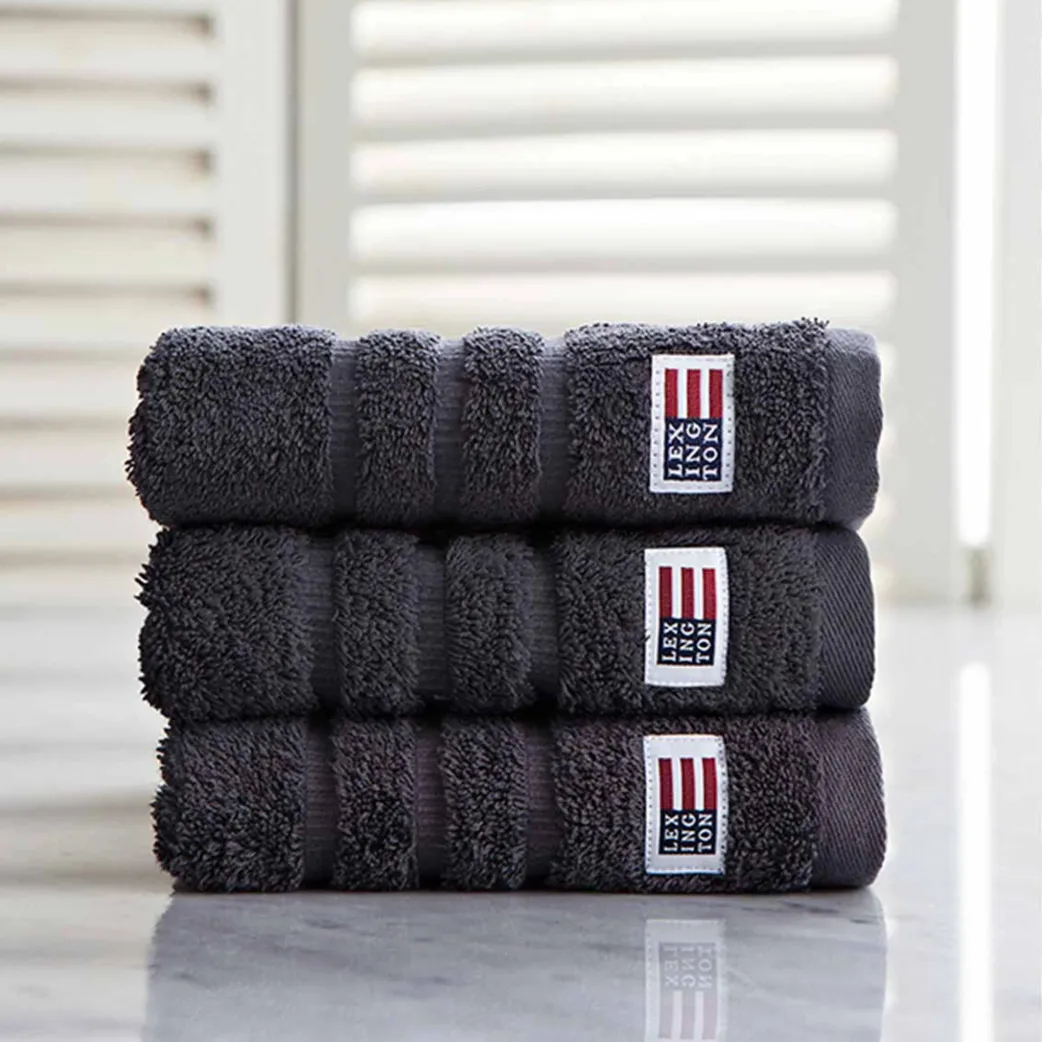 Icons Original handduk 50x70 cm, Charcoal Lexington