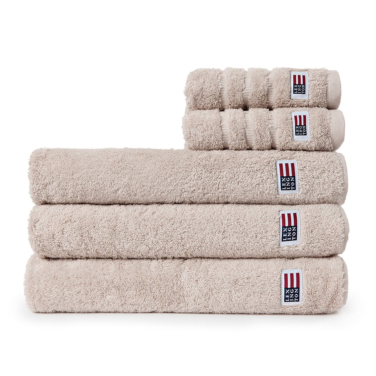 Lexington Icons Original handduk 50x70 cm Moonbeam | Skandinavisk Design | Handdukar | Beige