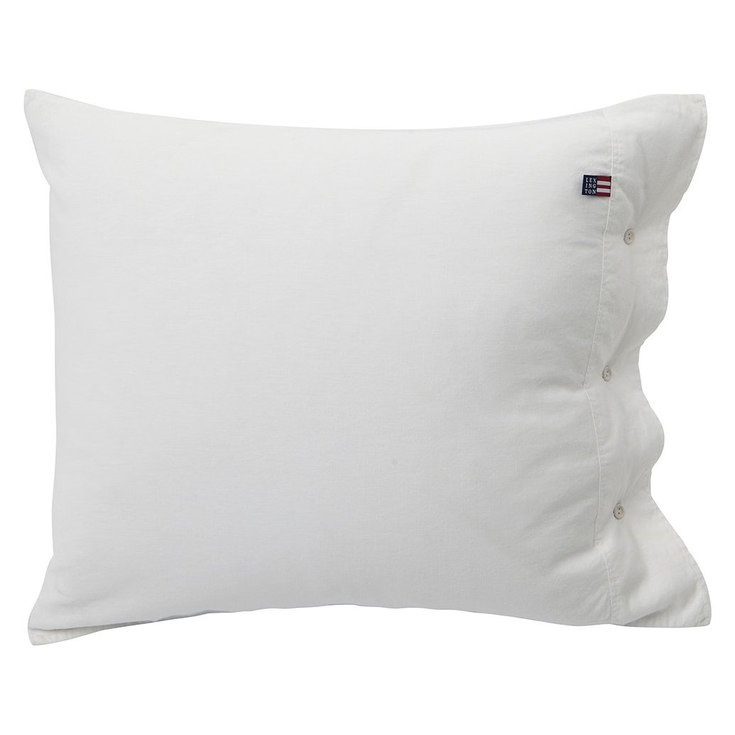 Lexington Icons Poplin örngott 65x65 cm White | Skandinavisk Design | Örngott | Vit