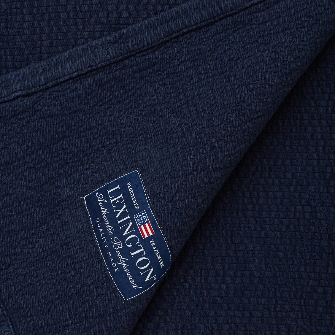 Icons Quilted överkast 160x240 cm, Dark blue Lexington