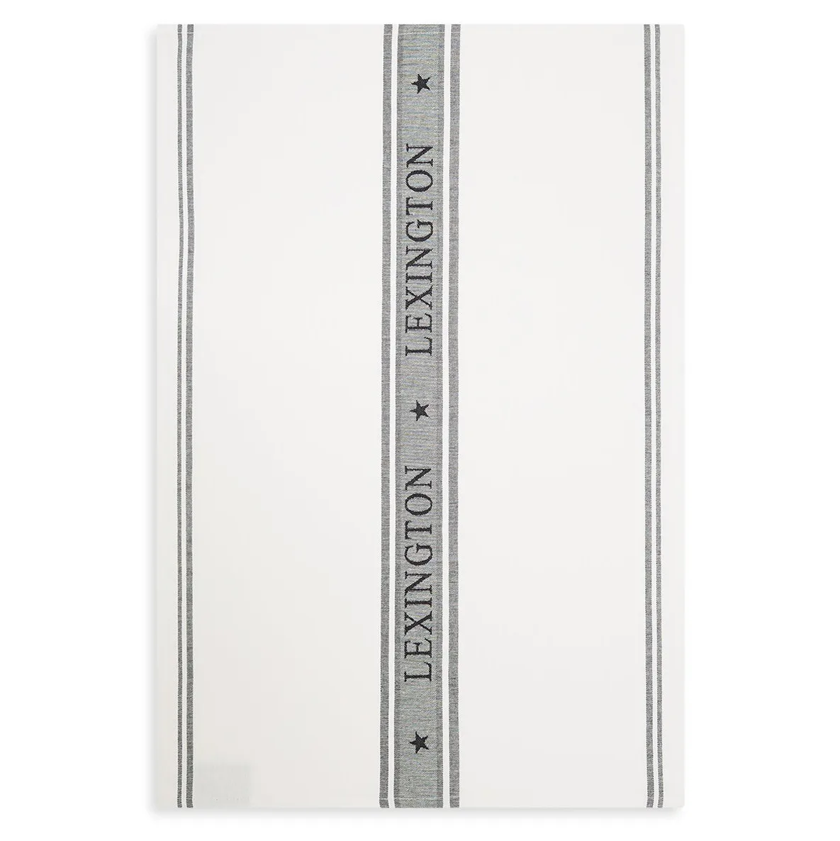 Lexington Icons Star kökshandduk 50x70 cm White-black