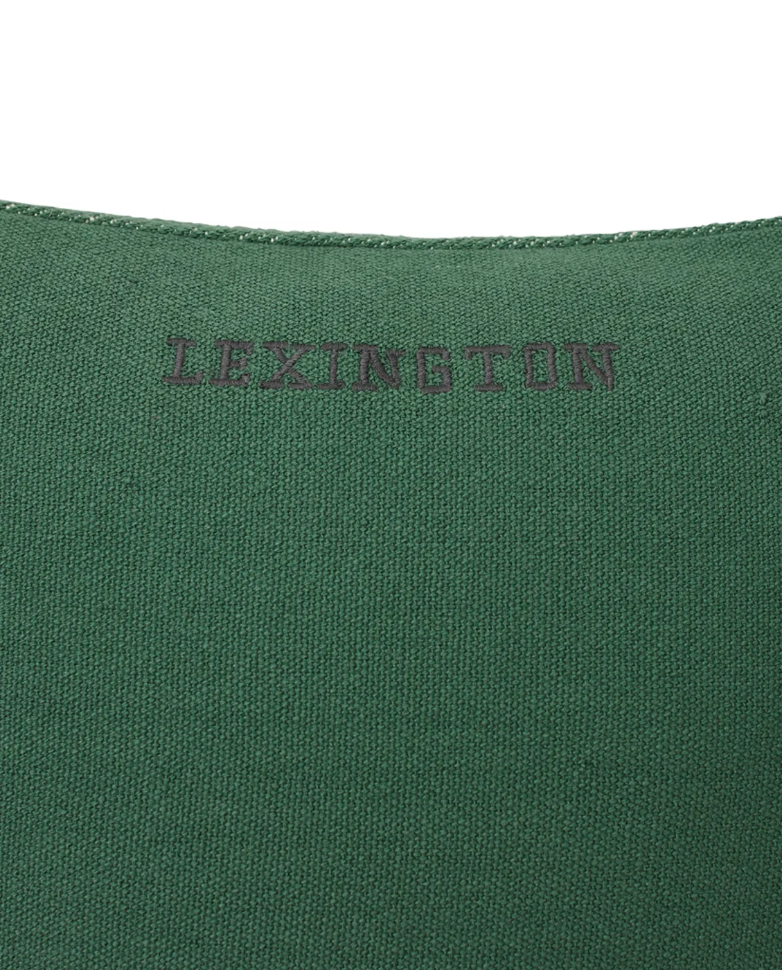 Irregular Striped Cotton kuddfodral 50x50 cm, Green-gray Lexington