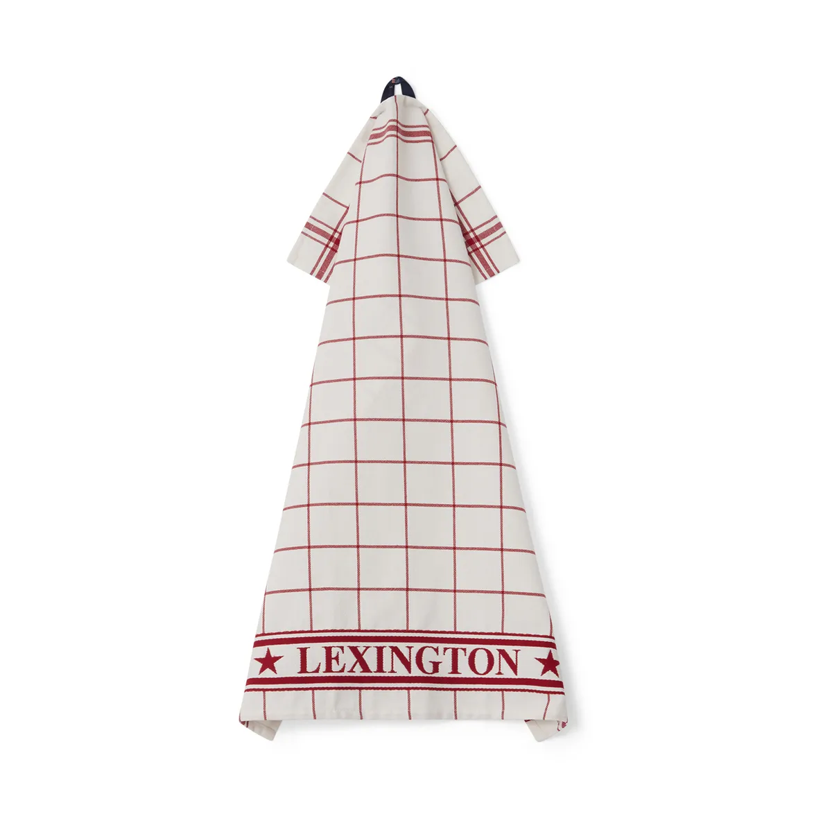 Lexington Lexington checked kökshandduk 50x70 cm Vit-röd