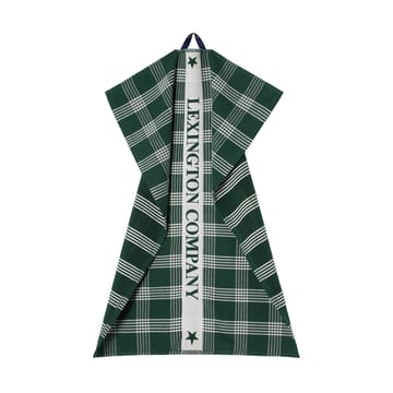 Lexington ekologisk bomull kökshandduk 50x70 cm - Green-white - Lexington