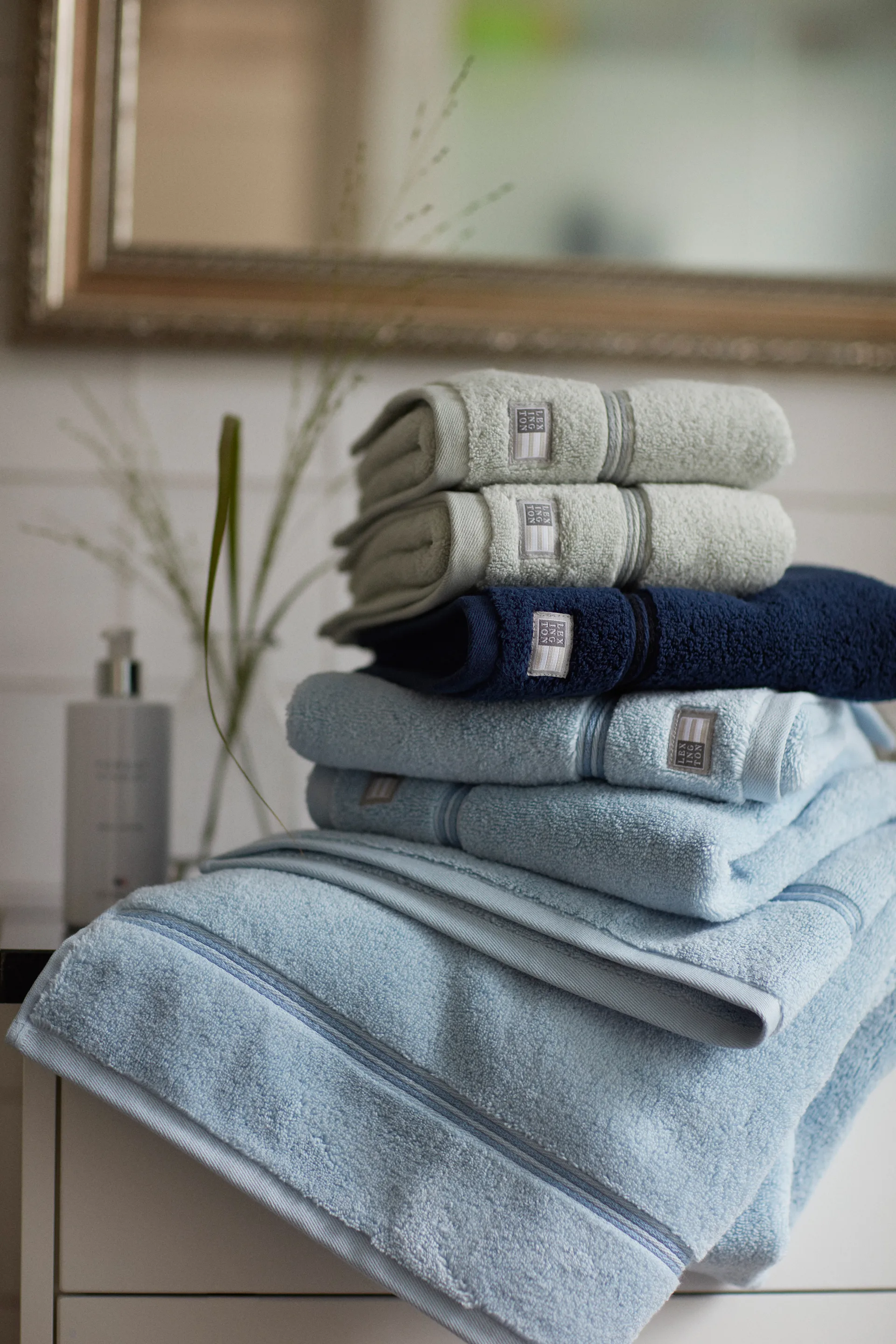 Lexington Hotel handduk 50x70 cm, Sage green Lexington