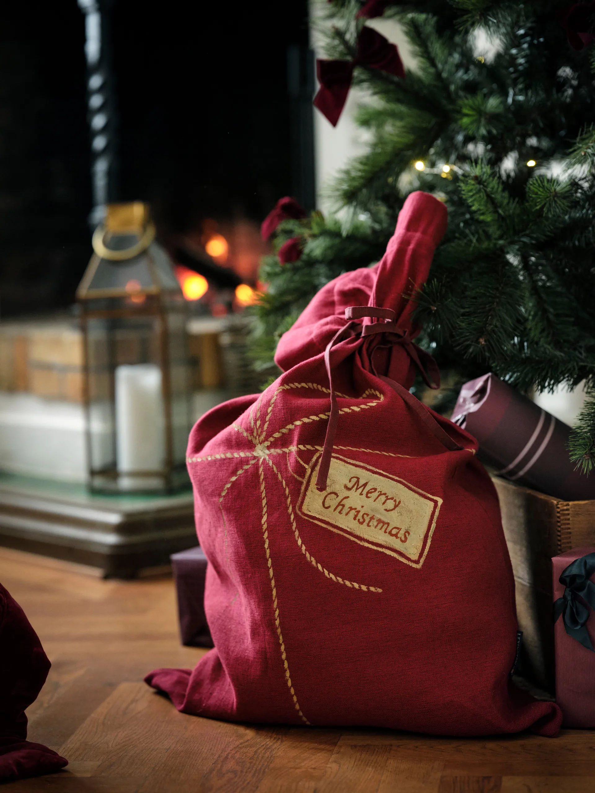 Lexington julklappssäck 65x95 cm, Röd Lexington