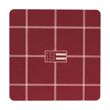 Lexington laminerade glasunderlägg - Red-light beige, 9x9 cm, 4-pack - Lexington