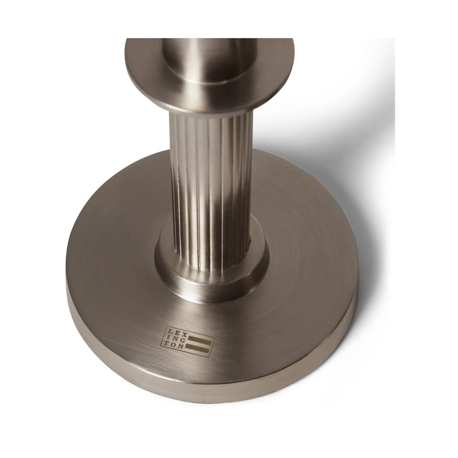 Lexington ljusstake striped 20 cm, Brass Lexington