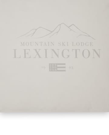 Lexington Printed Cotton Poplin örngott 50x60 cm - White-light gray - Lexington