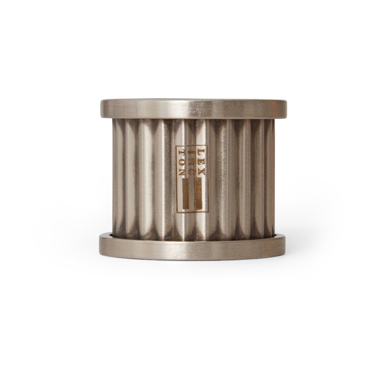 Lexington servettring striped Ø4,8 cm Brass | Skandinavisk Design | Servettringar & Servettställ | Silverfärgad