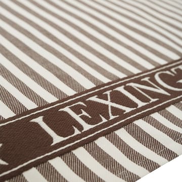 Lexington Striped kökshandduk 50x70 cm - Brun - Lexington