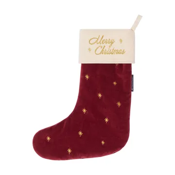 Lexington velvet julstrumpa - Red, 45 cm - Lexington