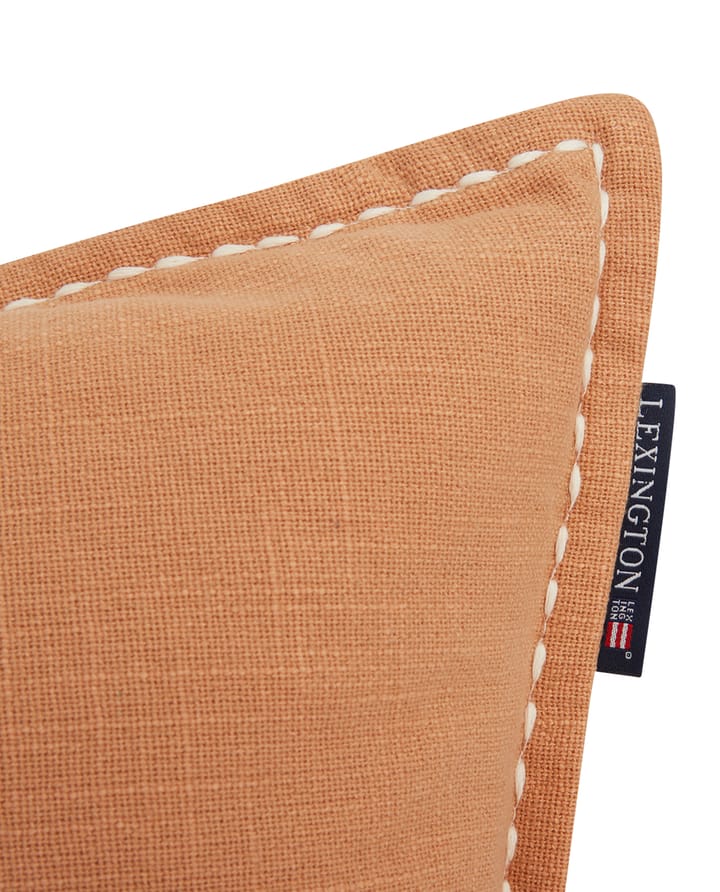 Life's A Beach Embroidered kuddfodral 50x50 cm, Beige-vit Lexington