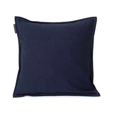 Logo Cotton Canvas kuddfodral 50x50 cm - Mörkblå - Lexington