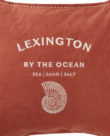 Logo Embroidered by the ocean kuddfodral 50x50 cm - Coconut - Lexington