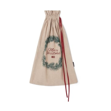 Merry Christmas Jute Cotton julklappssäck 65x95 cm - Natural - Lexington