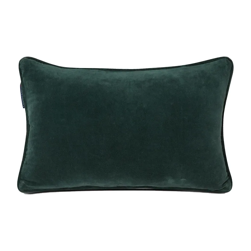 Merry Cotton Velvet kudde 30x50 cm, Green Lexington