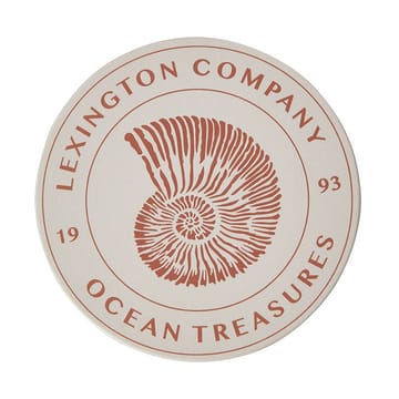 Ocean Treasures glasunderlägg Ø9,5 cm 6-pack - Blue - Lexington