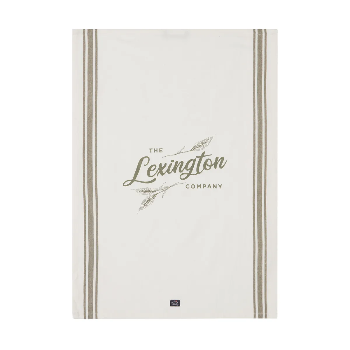 Lexington Organic Cotton kökshandduk 50x70 cm White-olive